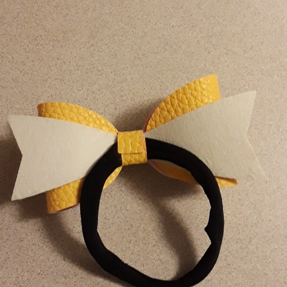 sunflower bow headband